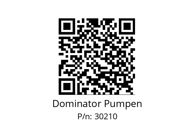   Dominator Pumpen 30210