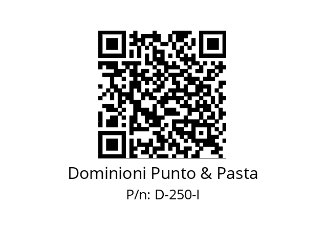   Dominioni Punto & Pasta D-250-I