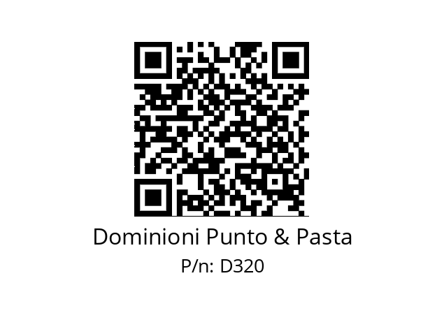   Dominioni Punto & Pasta D320