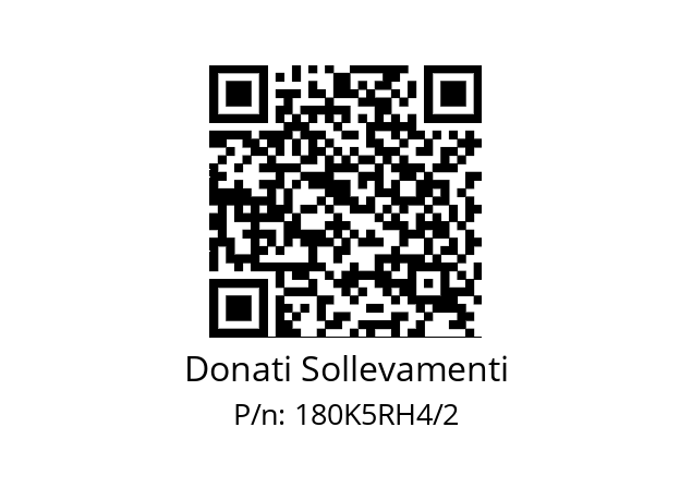   Donati Sollevamenti 180K5RH4/2