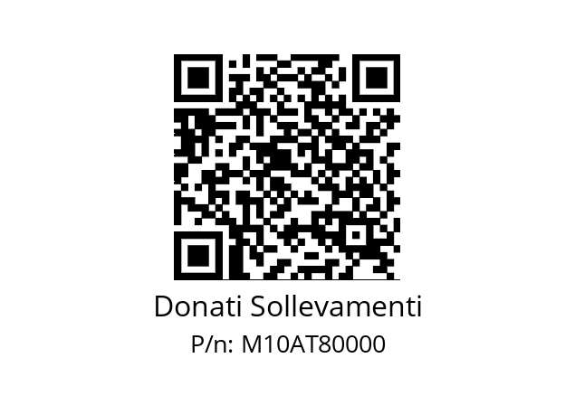   Donati Sollevamenti M10AT80000