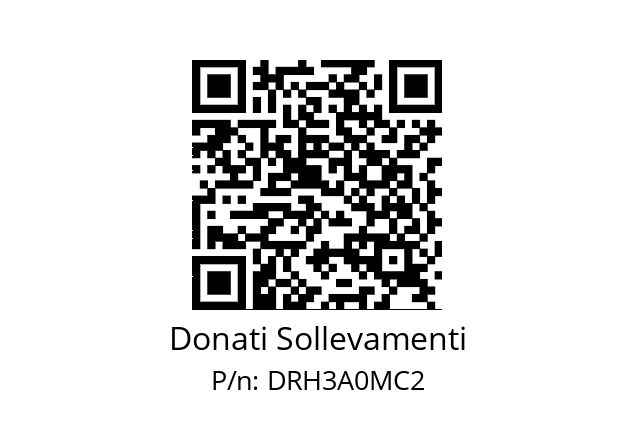   Donati Sollevamenti DRH3A0MC2