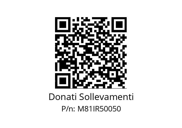   Donati Sollevamenti M81IR50050