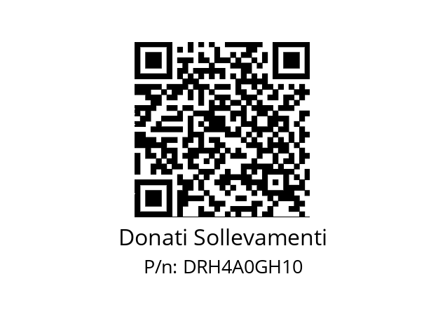   Donati Sollevamenti DRH4A0GH10