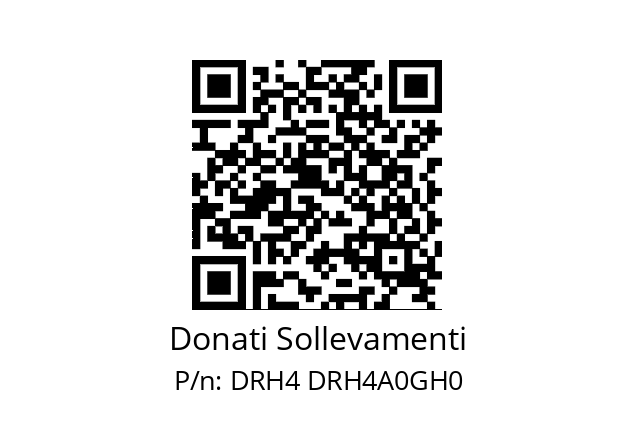   Donati Sollevamenti DRH4 DRH4A0GH0