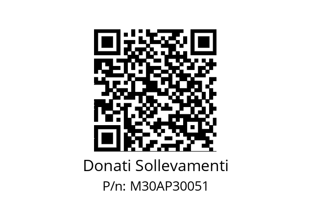   Donati Sollevamenti M30AP30051