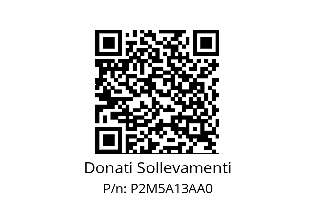   Donati Sollevamenti P2M5A13AA0