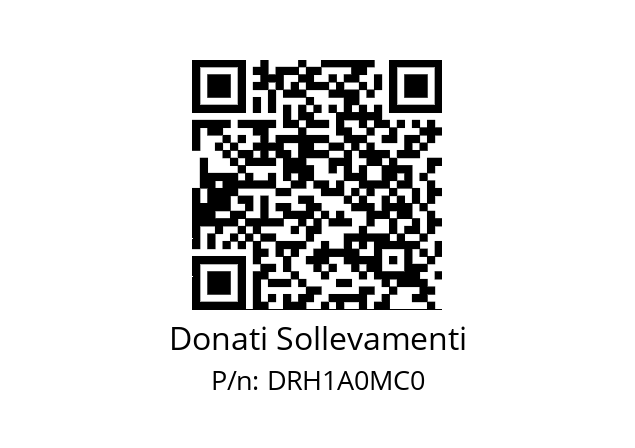   Donati Sollevamenti DRH1A0MC0