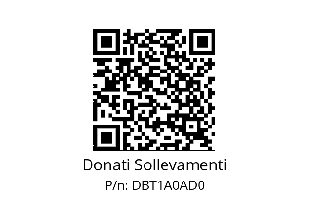   Donati Sollevamenti DBT1A0AD0