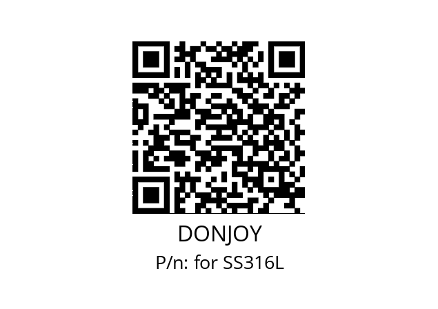   DONJOY for SS316L