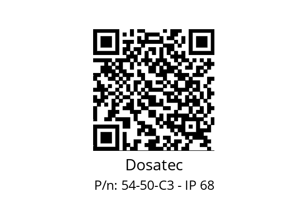   Dosatec 54-50-C3 - IP 68