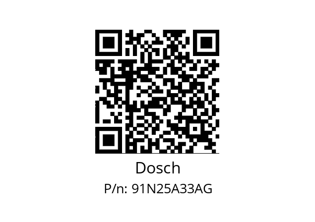   Dosch 91N25A33AG