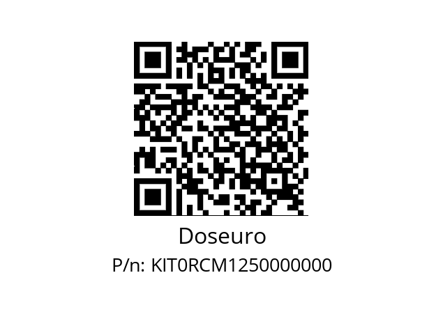   Doseuro KIT0RCM1250000000