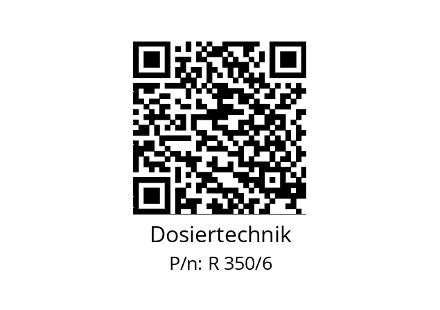   Dosiertechnik R 350/6