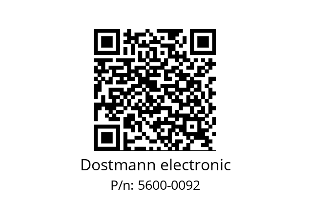   Dostmann electronic 5600-0092