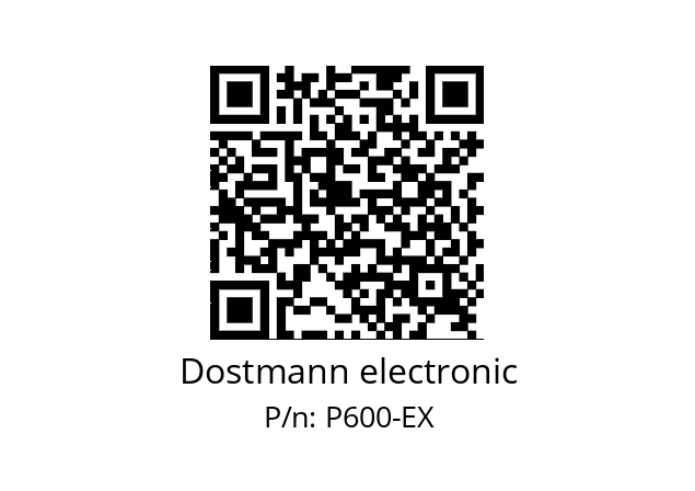   Dostmann electronic P600-EX