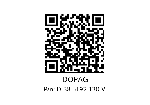   DOPAG D-38-5192-130-VI