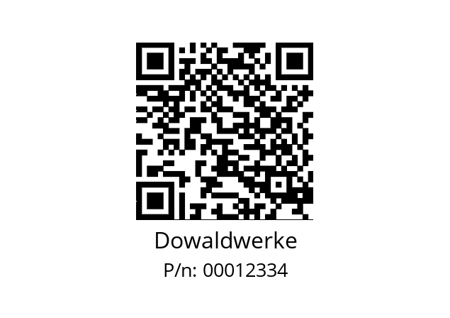   Dowaldwerke 00012334