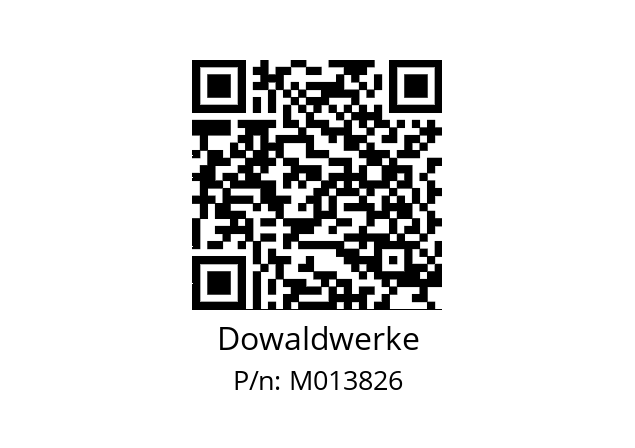   Dowaldwerke M013826