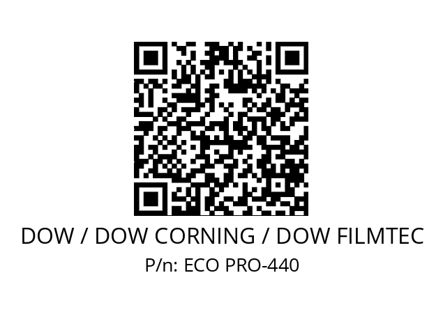   DOW / DOW CORNING / DOW FILMTEC ECO PRO-440