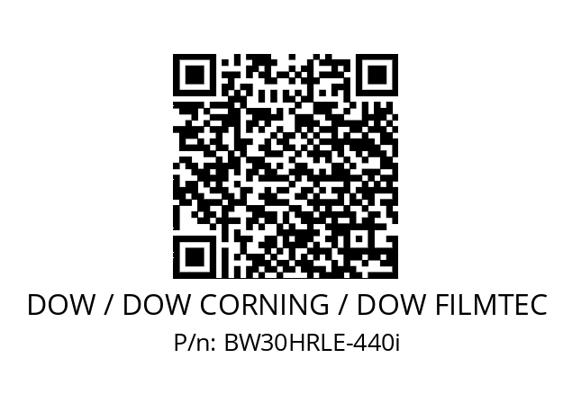   DOW / DOW CORNING / DOW FILMTEC BW30HRLE-440i