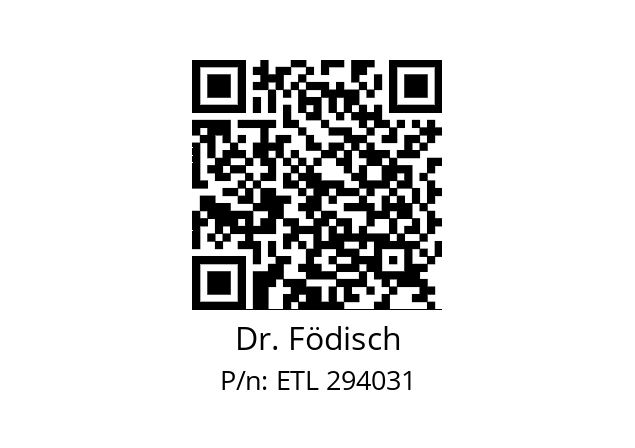   Dr. Födisch ETL 294031