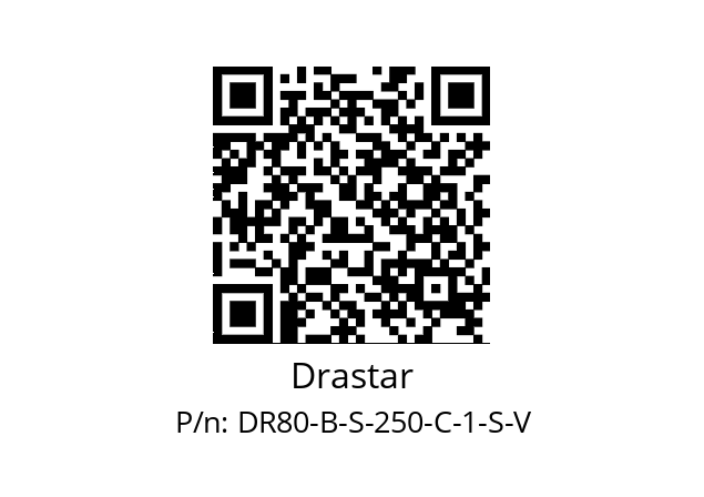   Drastar DR80-B-S-250-C-1-S-V