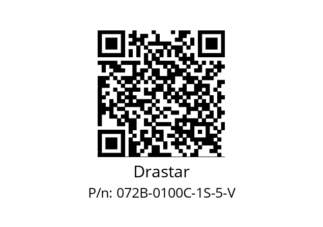   Drastar 072B-0100C-1S-5-V