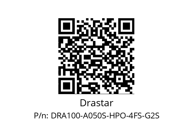   Drastar DRA100-A050S-HPO-4FS-G2S