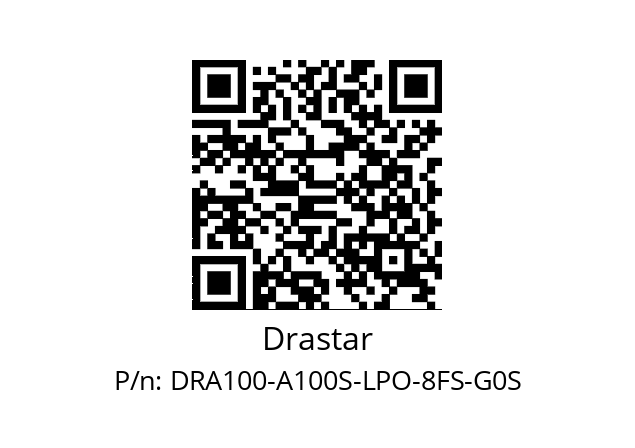   Drastar DRA100-A100S-LPO-8FS-G0S