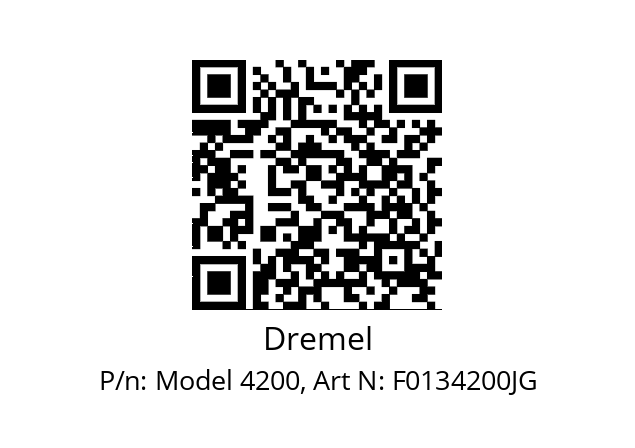   Dremel Model 4200, Art N: F0134200JG