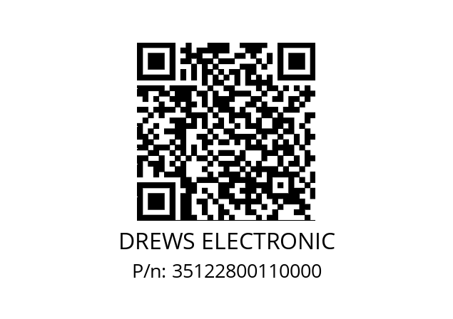   DREWS ELECTRONIC 35122800110000