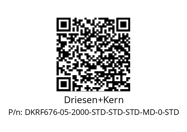   Driesen+Kern DKRF676-05-2000-STD-STD-STD-MD-0-STD