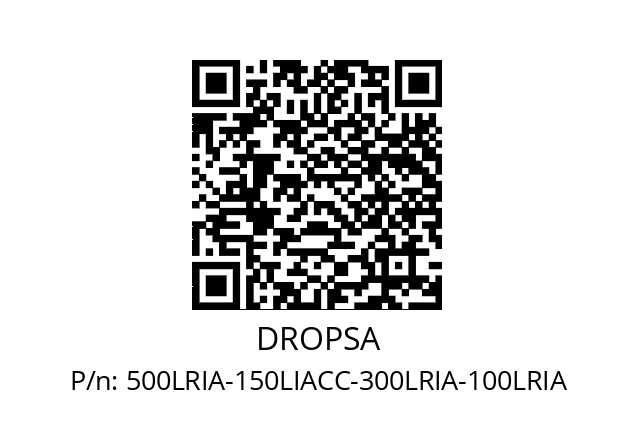   DROPSA 500LRIA-150LIACC-300LRIA-100LRIA