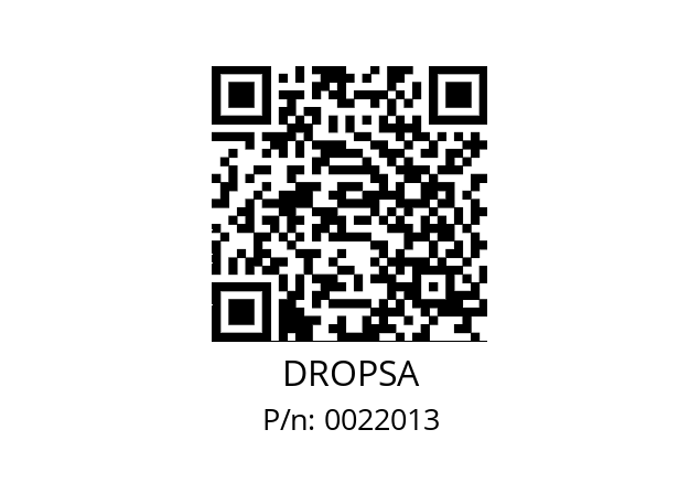   DROPSA 0022013