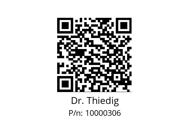   Dr. Thiedig 10000306