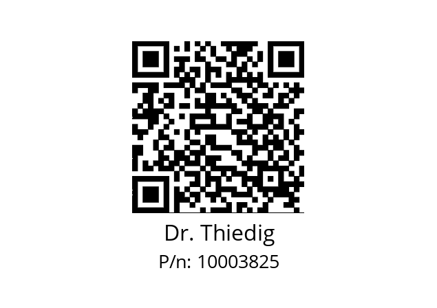  VE 50.62.23 Dr. Thiedig 10003825