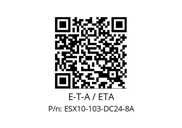   E-T-A / ETA ESX10-103-DC24-8A