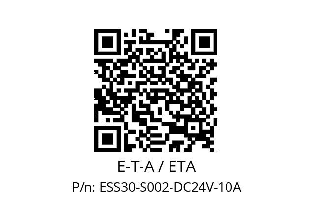   E-T-A / ETA ESS30-S002-DC24V-10A