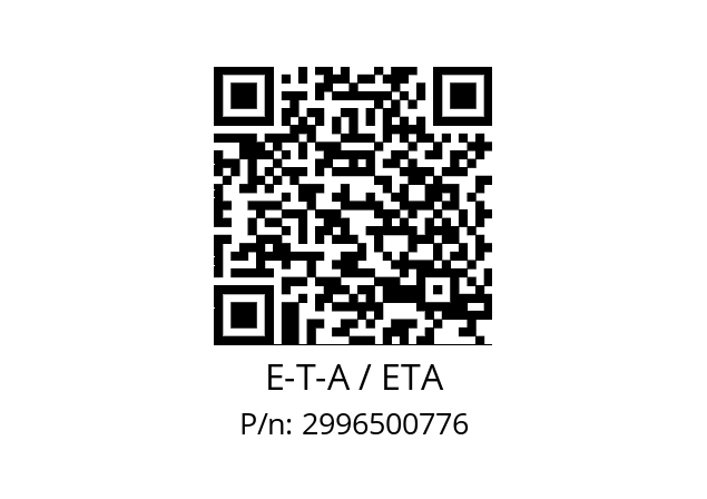   E-T-A / ETA 2996500776