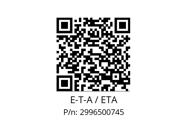   E-T-A / ETA 2996500745