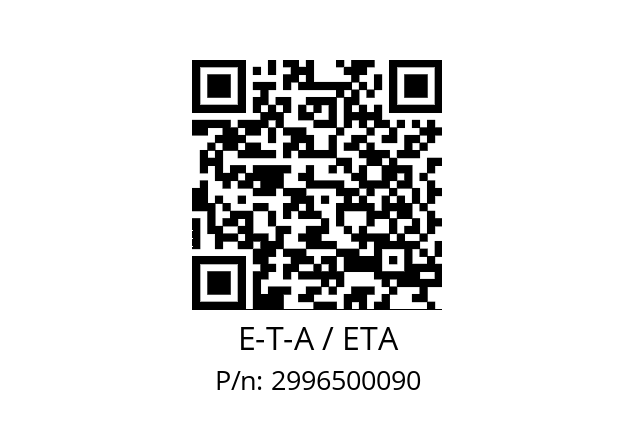   E-T-A / ETA 2996500090