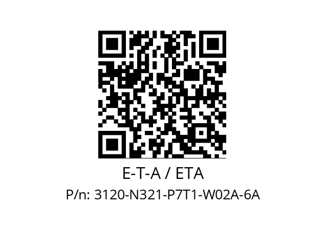   E-T-A / ETA 3120-N321-P7T1-W02A-6A