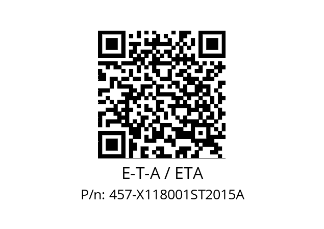   E-T-A / ETA 457-X118001ST2015A