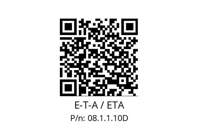   E-T-A / ETA 08.1.1.10D