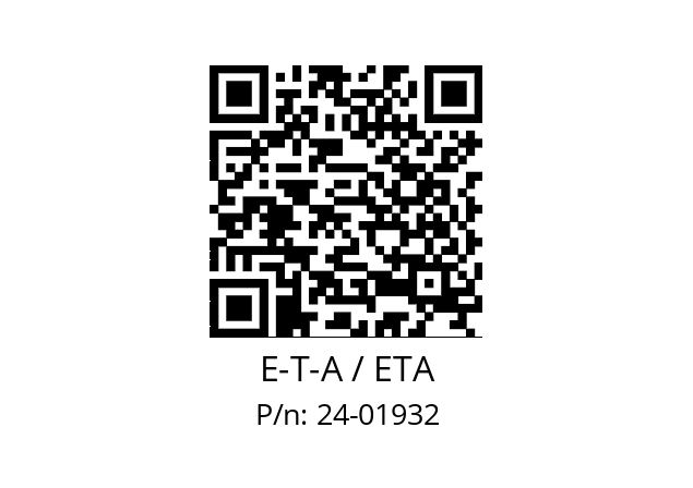   E-T-A / ETA 24-01932