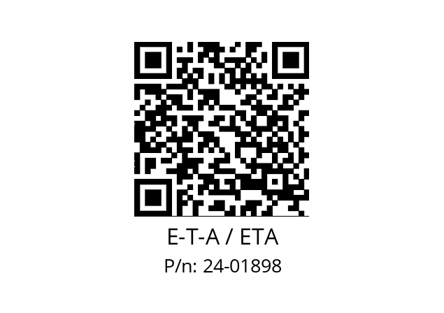   E-T-A / ETA 24-01898