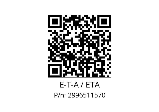   E-T-A / ETA 2996511570