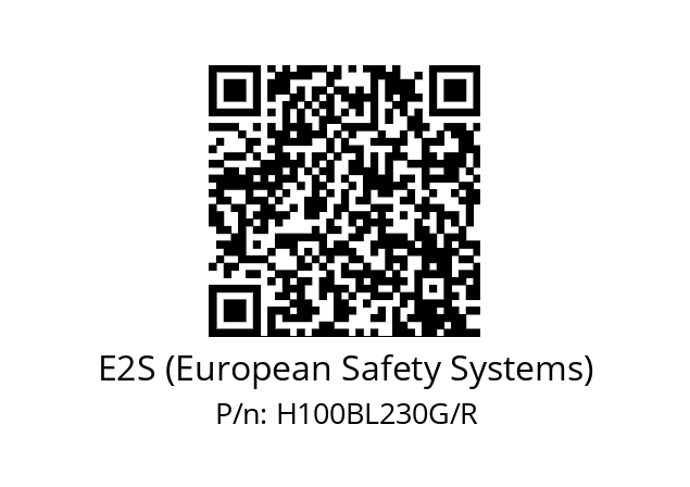   E2S (European Safety Systems) H100BL230G/R