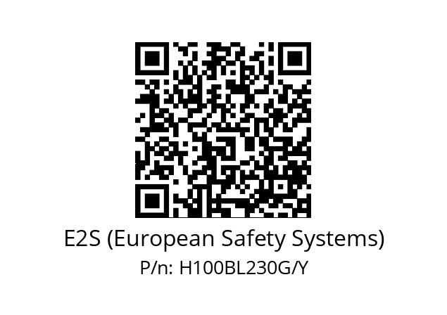   E2S (European Safety Systems) H100BL230G/Y